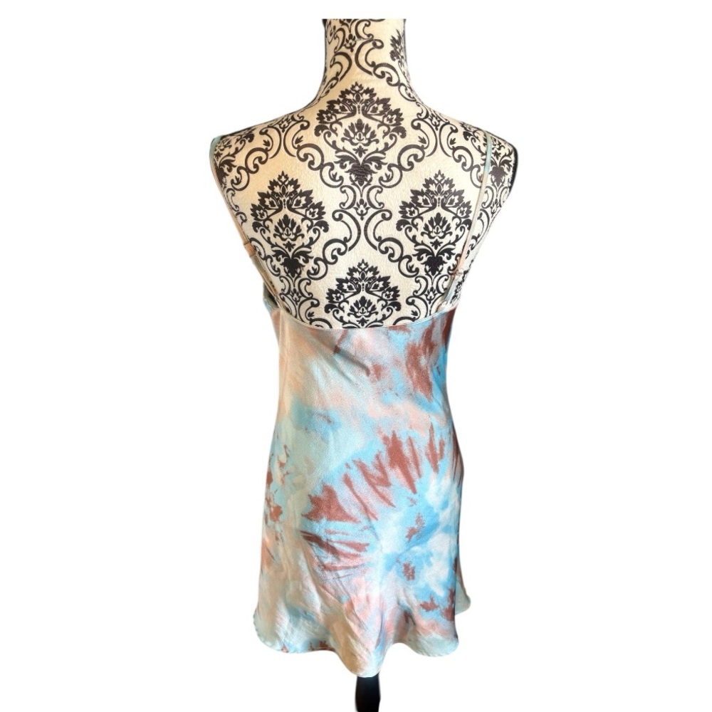 AUDREY 3+1 Pastel Tie-Dye Slip Mini Dress - Picture 3 of 6